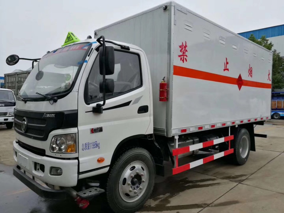 湖北程力福田歐馬可4噸爆破器材運輸車 (12)