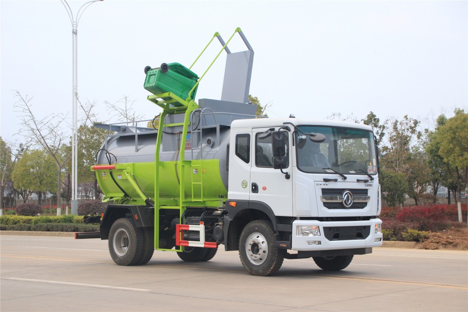 東風(fēng)多利卡D9 10立方程力餐廚垃圾車 (8)